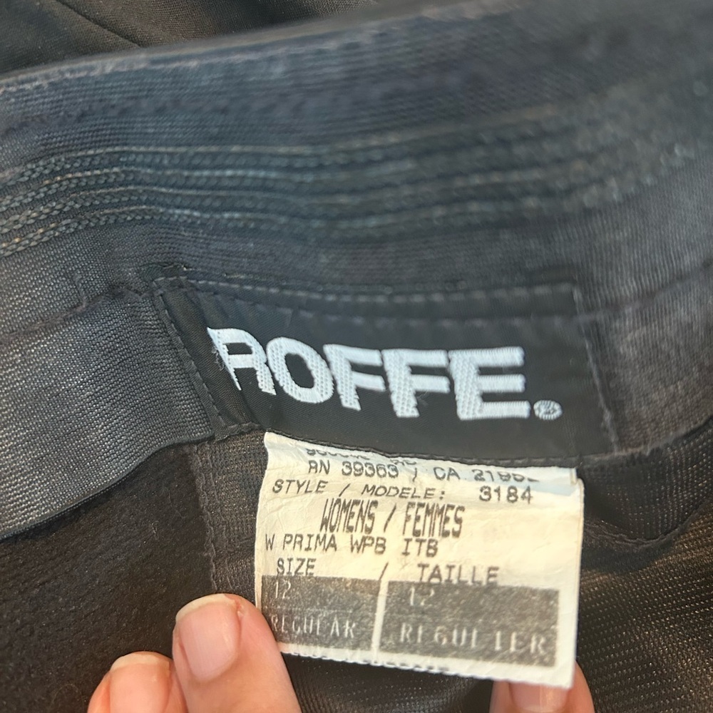 Roffe women’s leggings with stirrups, size 12, run small. GUC. Made in USA - Picture 2 of 7